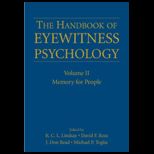 Handbook of Eyewitness Psychology, Volume 2