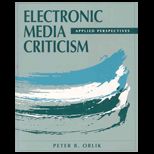 Electronic Media Criticism  Applied Perspectives