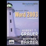 Microsoft Office Word 2003, Comprehensive   Package