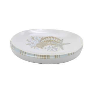 Avanti By the Sea Bath Soap Dish, White