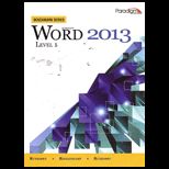 Benchmark Series Word 2013, Level 1   Text Only