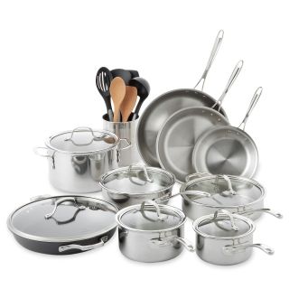 Calphalon Tri Ply 13 pc. Stainless Steel Cookware Set + BONUSES