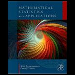 Mathematical Statistics With Applications