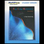 Mathpro5 Student  Version   Basic Coll. Mathematics / With CD ROM
