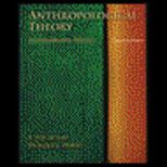 Anthropological Theory  Introductory History