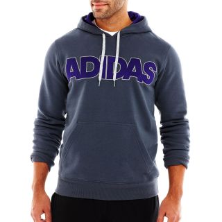 Adidas Post Route Hoodie, Purple, Mens