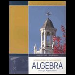 Introductory and Intermediate Algebra through Applications   With CD (Custom)