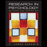 Research in Psychology Methods and Design