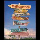 Mathematics for Elementary School Teacher