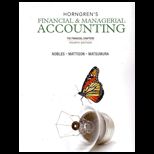 Horngrens Financial and Managerial Accounting The Financial Chapters   With Password