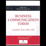 Business Communication Today (Custom)