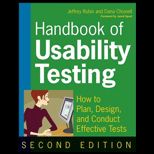 Handbook of Usability Testing  Howto Plan, Design, and Conduct Effective Tests