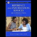 Reference and Information Services  An Introduction