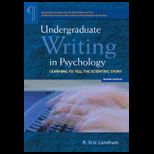 Undergraduate Writing in Psych   Revised