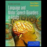 Language And Motor Speech Disorders In Adults With Companion Website