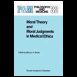 Moral Theory and Moral Judgements