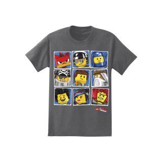 The LEGO Movie Squares Tee, Charc Htr Lego, Mens