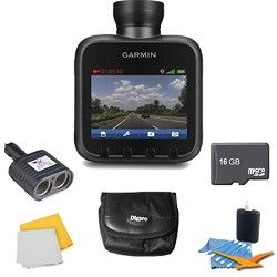 Garmin Dash Cam 10 Standalone HD Driving Recorder Plus Deluxe 16 GB Accessory Bu
