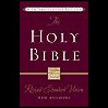 Holy Bible  RSV With Apocrypha