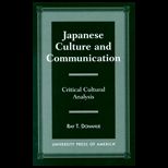 Japanese Culture and Communication  Critical Cultural Analysis