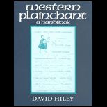 Western Plainchant  A Handbook