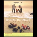 Human Intimacy  Marriage, the Family, and Its Meaning, Research Updated