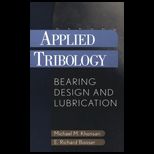 Applied Tribology  Bearing Design and Lubrication