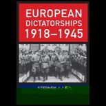 European Dictatorships 1918 1945