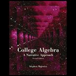 College Algebra Narrative Approach