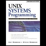 Unix Systems Programming  Communication, Concurrency and Threads