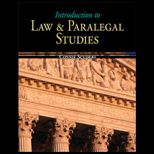 Introduction to Law and Paralegal Studies