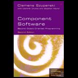 Component Software  Beyond Object Oriented Programming
