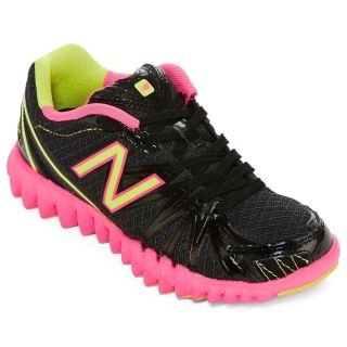 New Balance K2750 Girls Running Shoes, Black/Pink, Girls