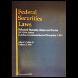 Fed. Securities Laws Sel. Stat. 13 Edition