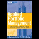 Applied Portfolio Management