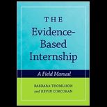 Evidence Based Internship A Field Manual