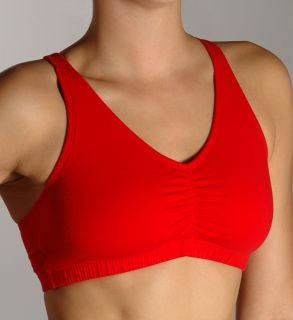 Fruit Of The Loom 90011 Shirred Front Racerback Sports Bra   3 Pack