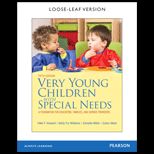 Very Young Children With Special Needs (Looseleaf)