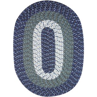Eastwick Reversible Braided Oval Rugs, Midnight