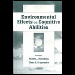 Environmental Effects on Cognitive