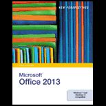 Microsoft Office 2013, First Course Text Only