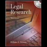 Legal Research   With CD