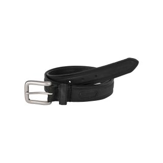 Columbia Black Leather Belt, Mens