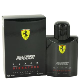Ferrari Scuderia Black Signature for Men by Ferrari EDT Spray 4.2 oz