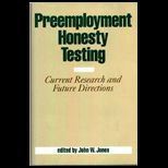 Pre Employment Honesty Testing