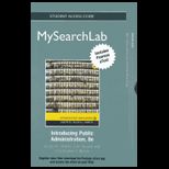 Introducing Public Administration   MySearchLab