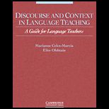 Discourse and Context in Language Teaching  A Guide for Language Teachers