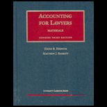 Accounting for Lawyers  Materials, Concise