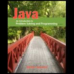 Java An Introduction to Problem Solving and Programming  With 2 Codes