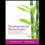 Developmental Math Through Applications